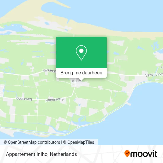 Appartement Iniho kaart