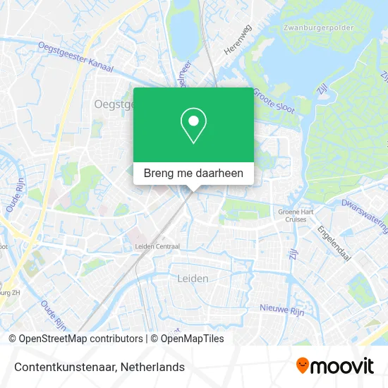 Contentkunstenaar kaart