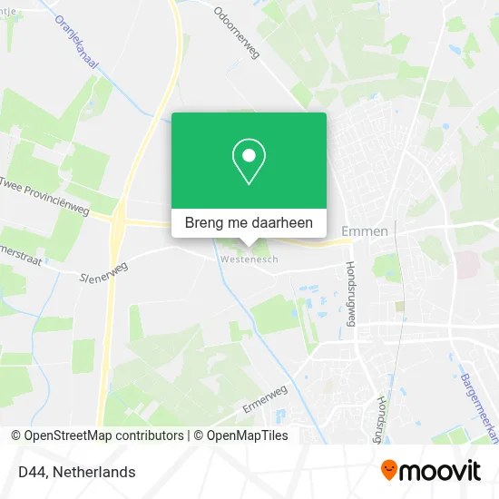 D44 kaart