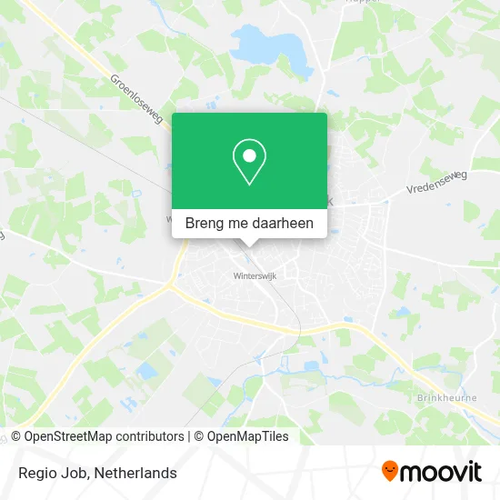 Regio Job kaart