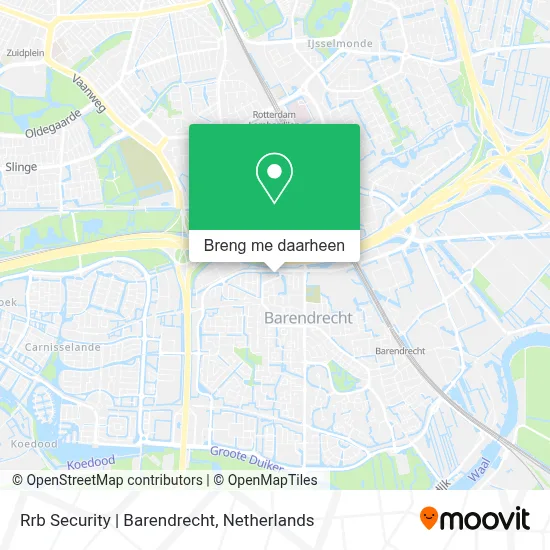 Rrb Security | Barendrecht kaart