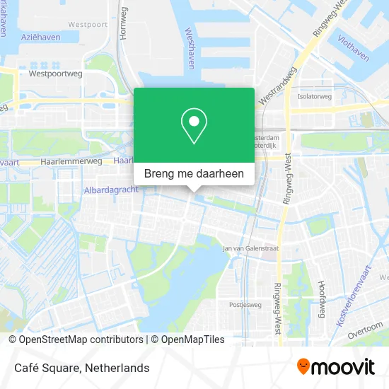 Café Square kaart
