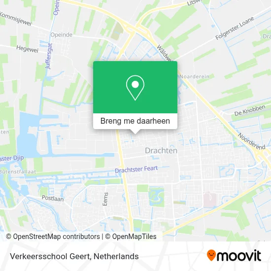 Verkeersschool Geert kaart
