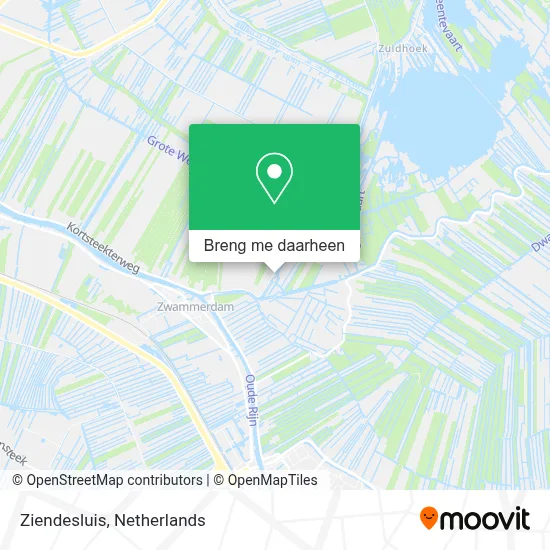 Ziendesluis kaart