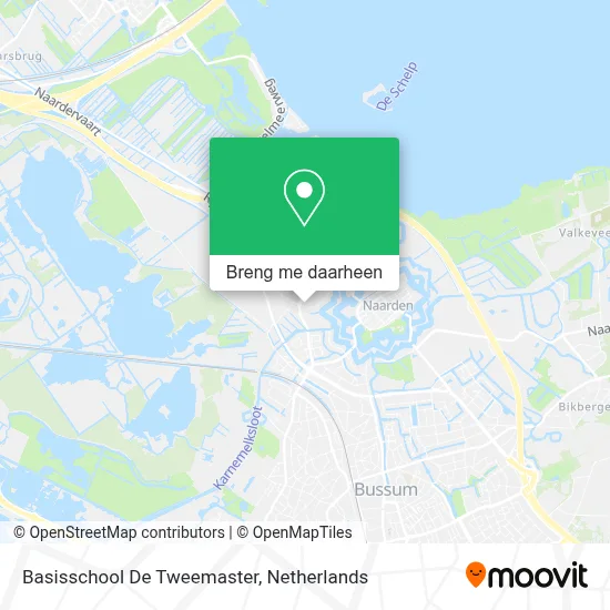Basisschool De Tweemaster kaart