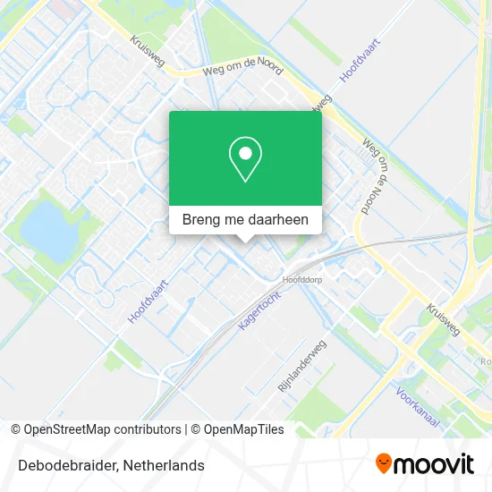 Debodebraider kaart