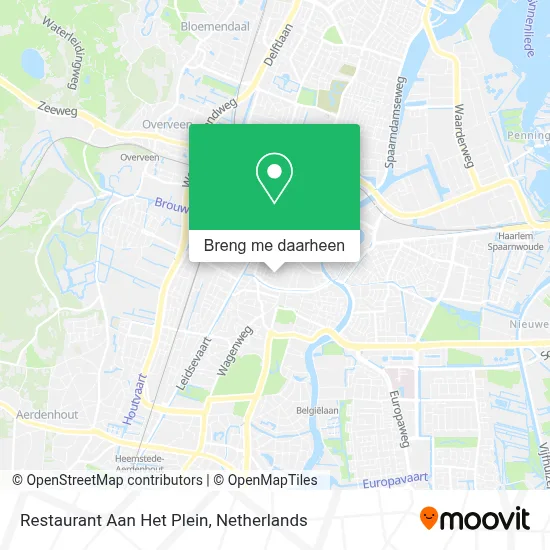 Restaurant Aan Het Plein kaart