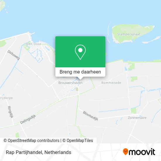 Rap Partijhandel kaart