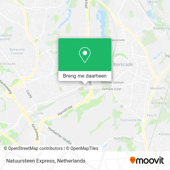 Natuursteen Express kaart