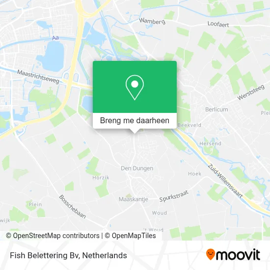 Fish Belettering Bv kaart