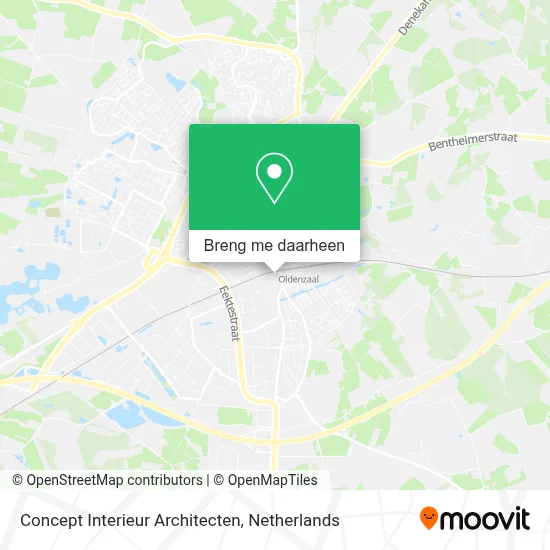 Concept Interieur Architecten kaart