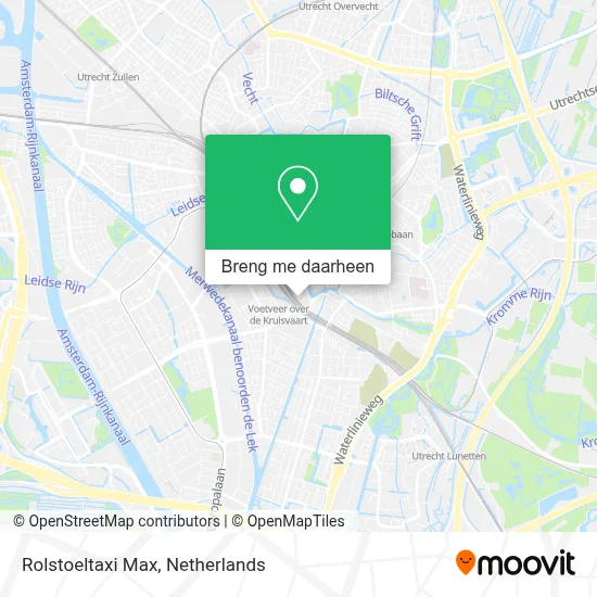 Rolstoeltaxi Max kaart