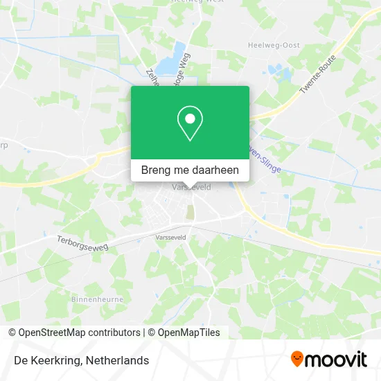 De Keerkring kaart
