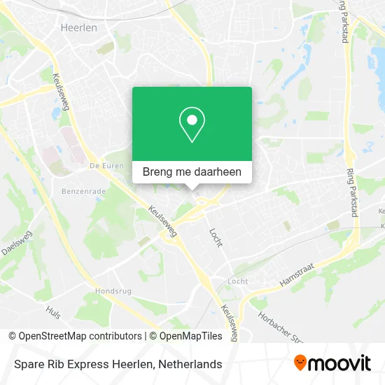 Spare Rib Express Heerlen kaart