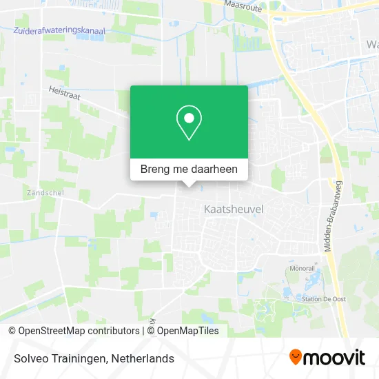 Solveo Trainingen kaart