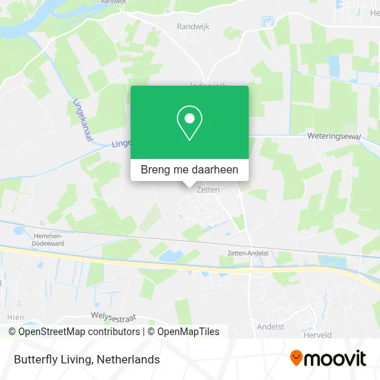 Butterfly Living kaart