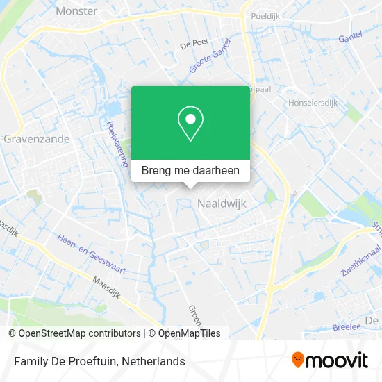 Family De Proeftuin kaart