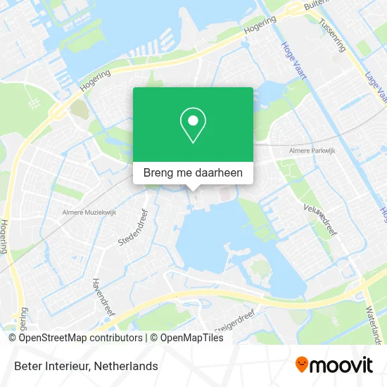 Beter Interieur kaart