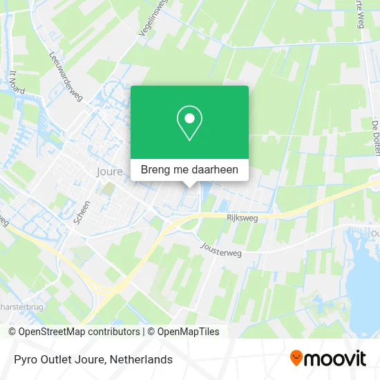Pyro Outlet Joure kaart