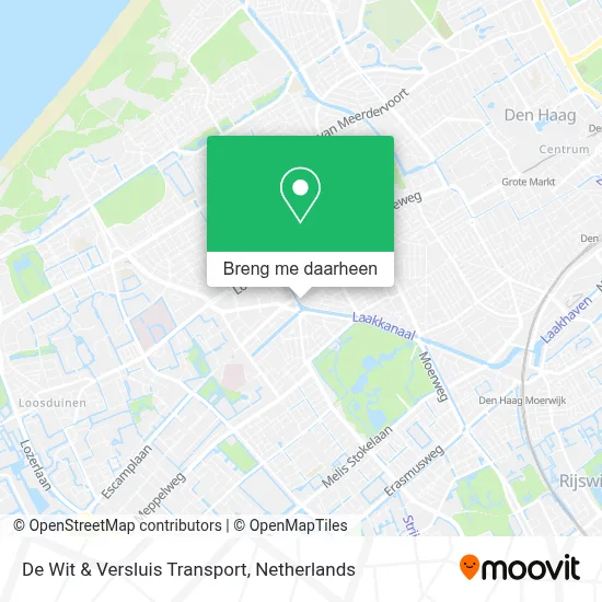 De Wit & Versluis Transport kaart