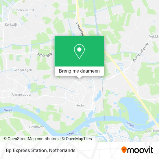 Bp Express Station kaart