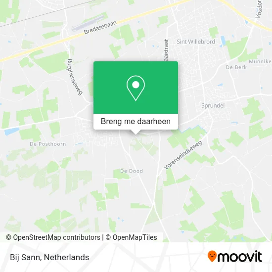 Bij Sann kaart