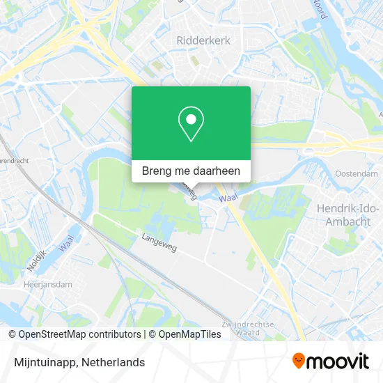 Mijntuinapp kaart