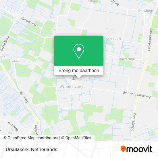 Ursulakerk kaart