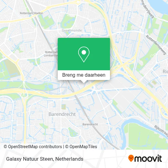 Galaxy Natuur Steen kaart
