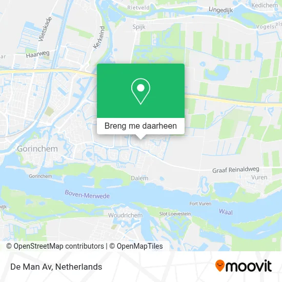 De Man Av kaart