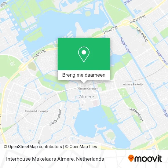 Interhouse Makelaars Almere kaart