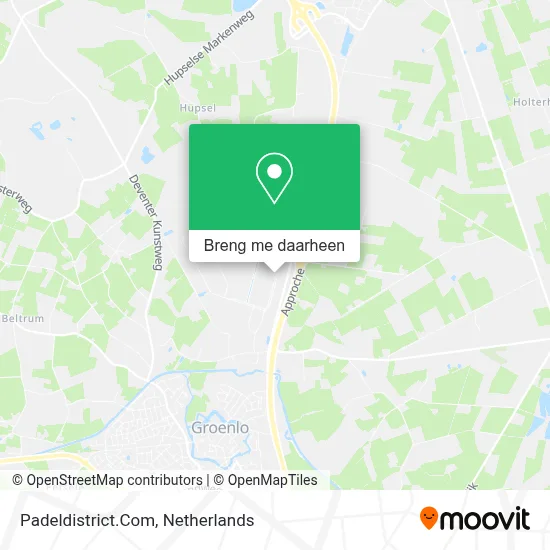 Padeldistrict.Com kaart