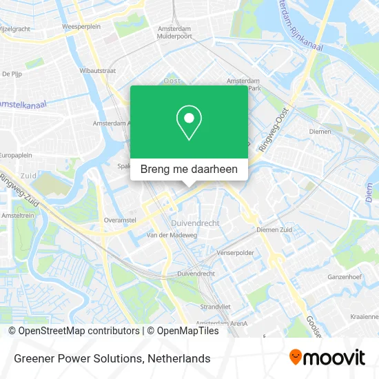 Greener Power Solutions kaart