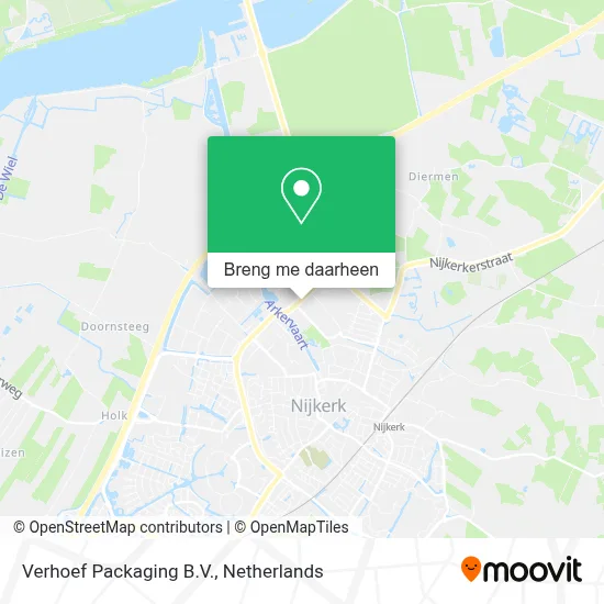 Verhoef Packaging B.V. kaart