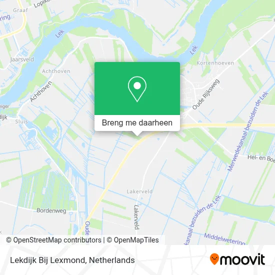 Lekdijk Bij Lexmond kaart
