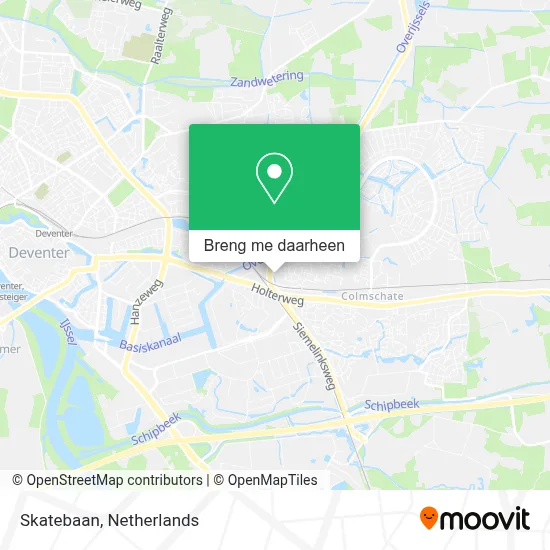 Skatebaan kaart