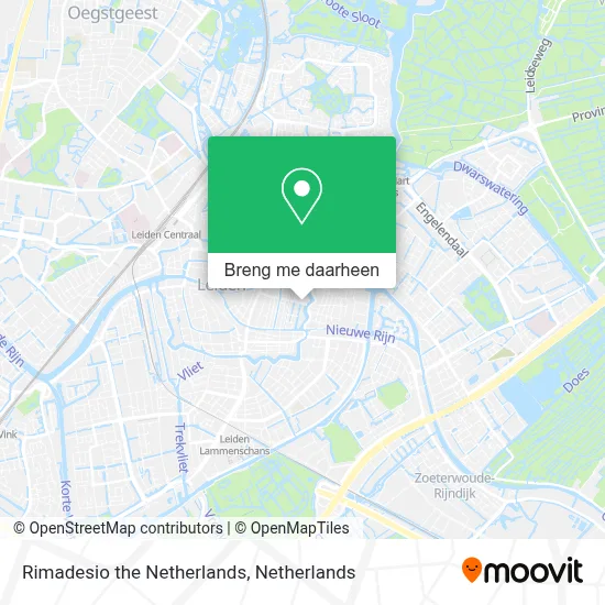 Rimadesio the Netherlands kaart