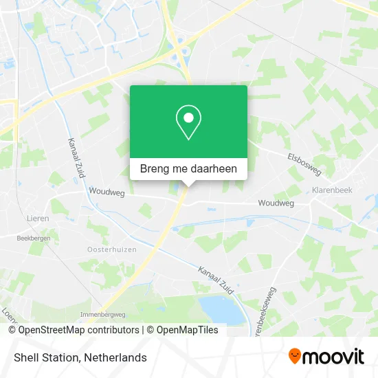 Shell Station kaart