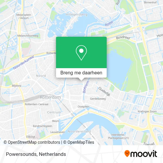 Powersounds kaart