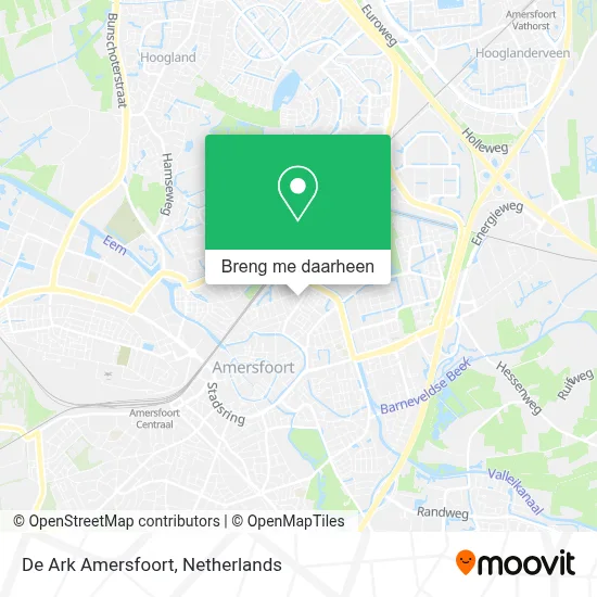 De Ark Amersfoort kaart