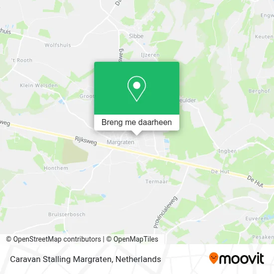 Caravan Stalling Margraten kaart