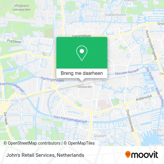 John's Retail Services kaart
