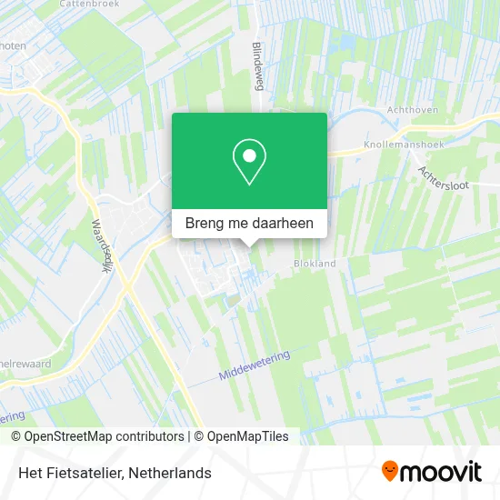 Het Fietsatelier kaart