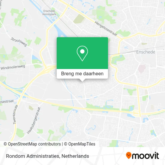 Rondom Administraties kaart