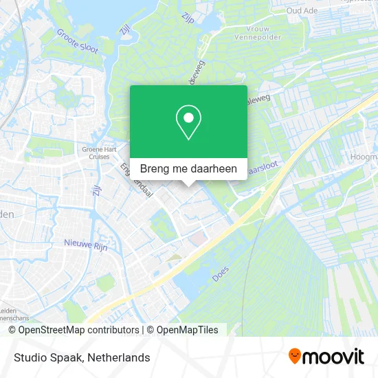 Studio Spaak kaart