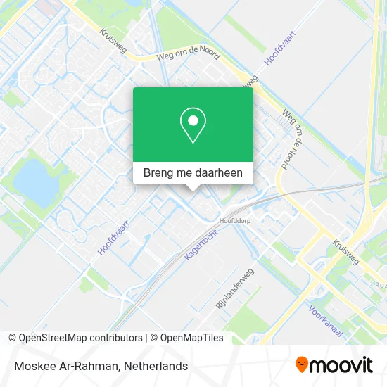 Moskee Ar-Rahman kaart