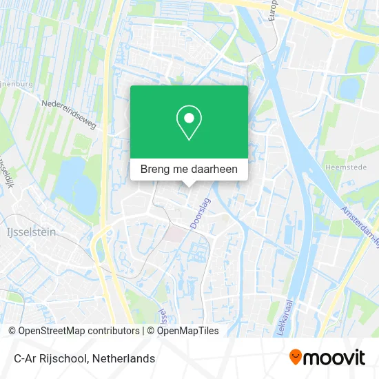 C-Ar Rijschool kaart