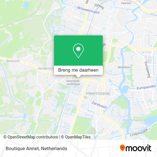 Boutique Annet kaart