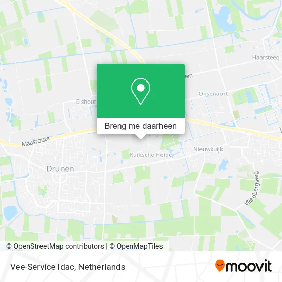 Vee-Service Idac kaart