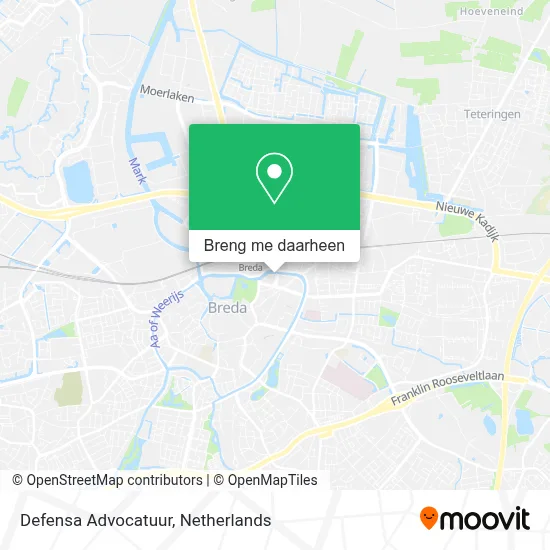 Defensa Advocatuur kaart